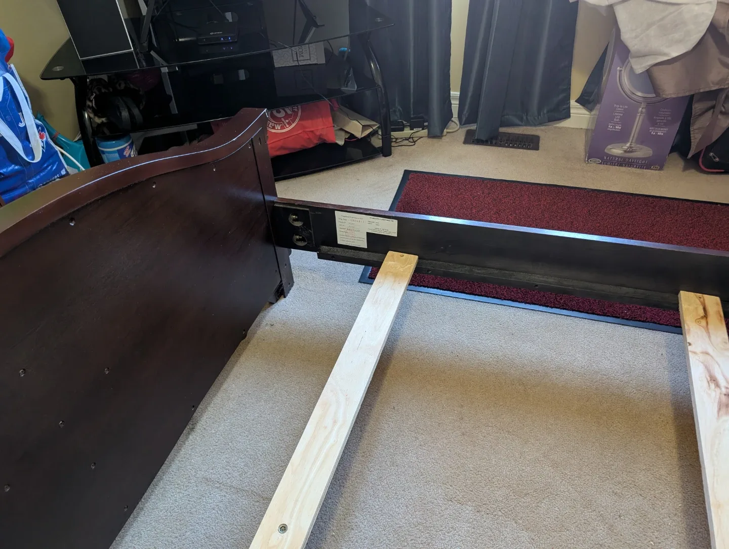 Bed frame, mattress and box spring for sale image indicator(3)