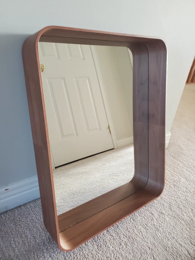 IKEA Dvargsyren walnut mirror