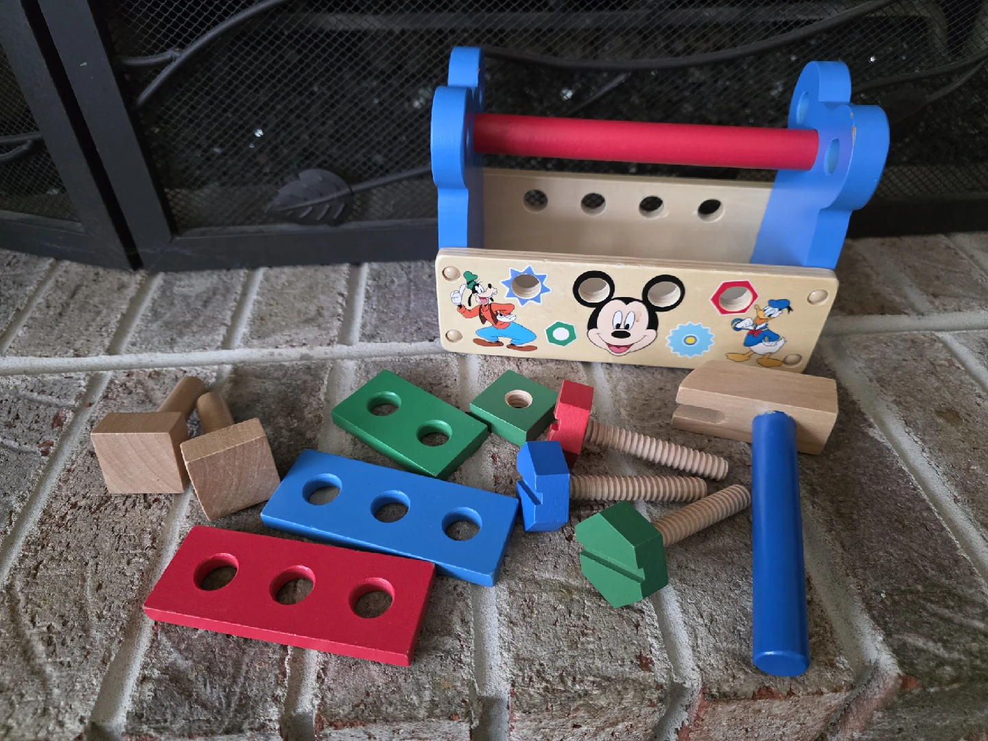 Disney Mickey Mouse Wooden Tool Box Set