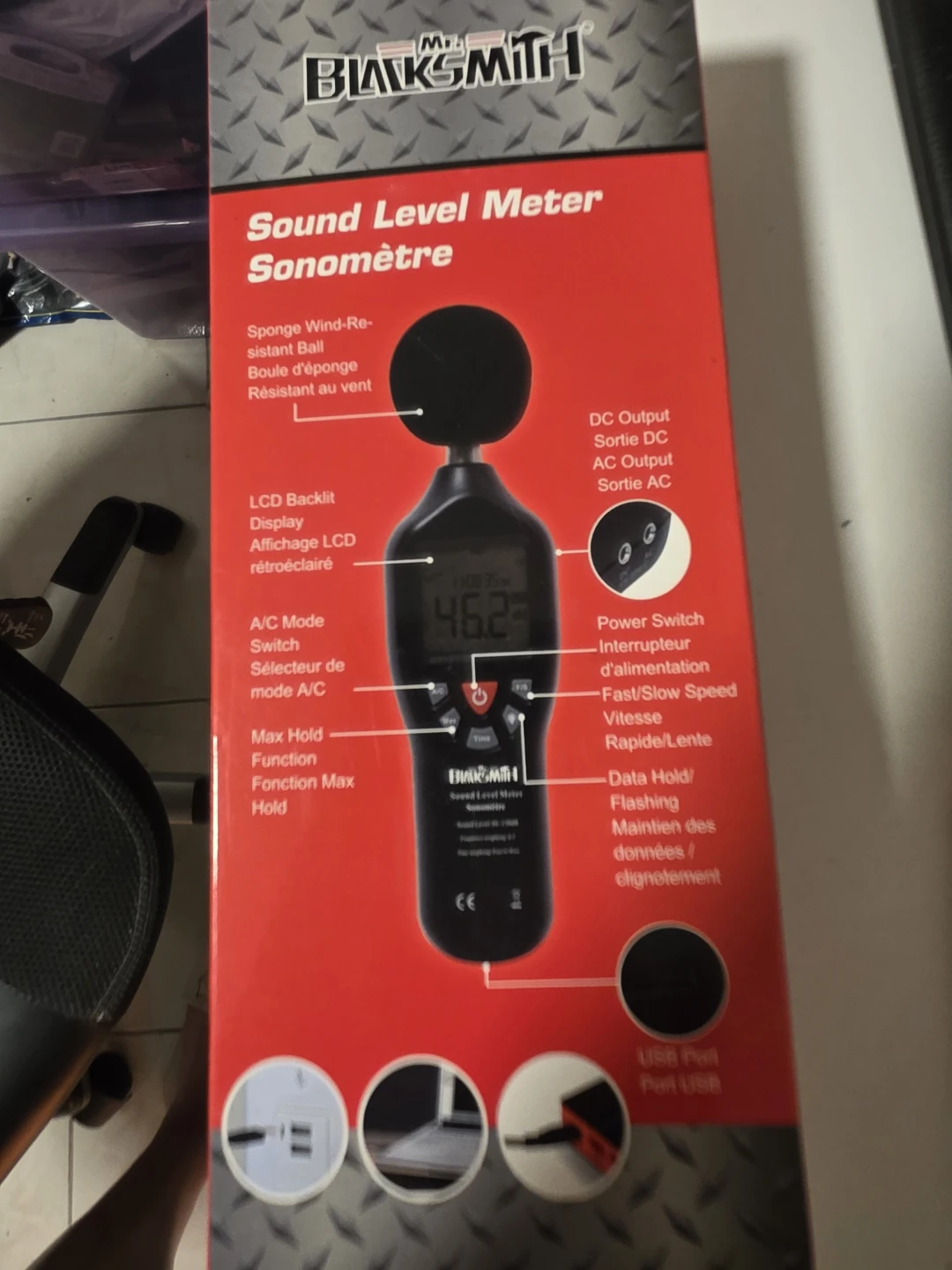 Mr. Blacksmith Sound Level Meter