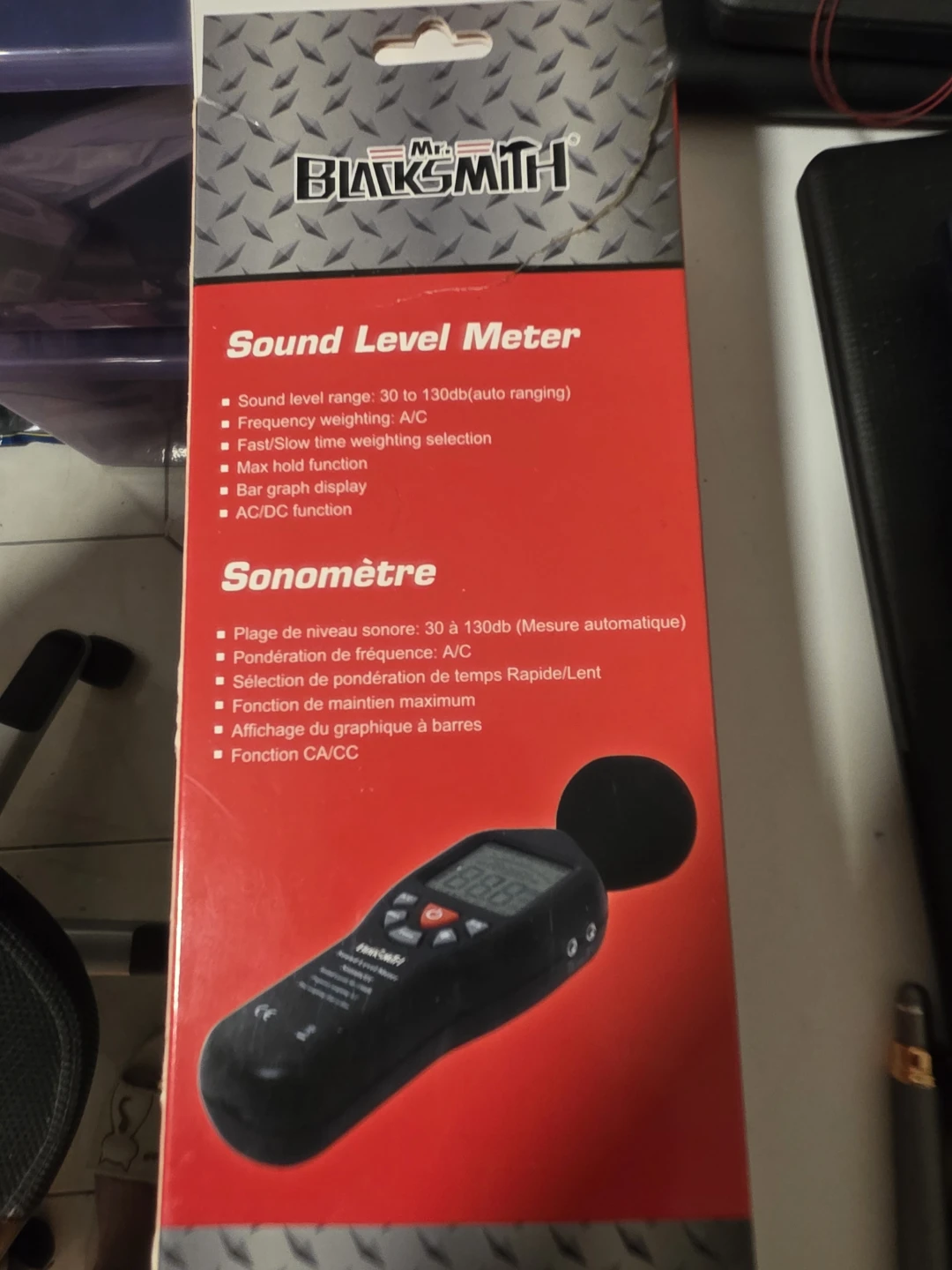 Mr. Blacksmith Sound Level Meter - photo 2