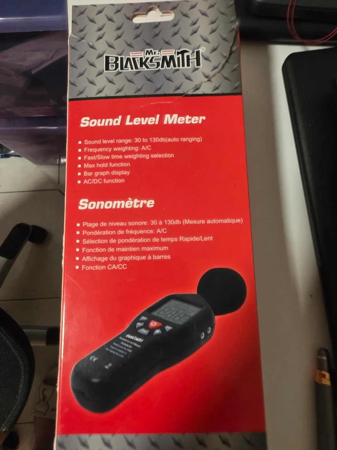 Mr. Blacksmith Sound Level Meter image indicator(2)
