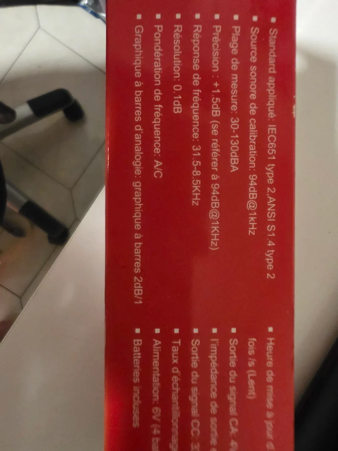 Mr. Blacksmith Sound Level Meter image indicator(3)