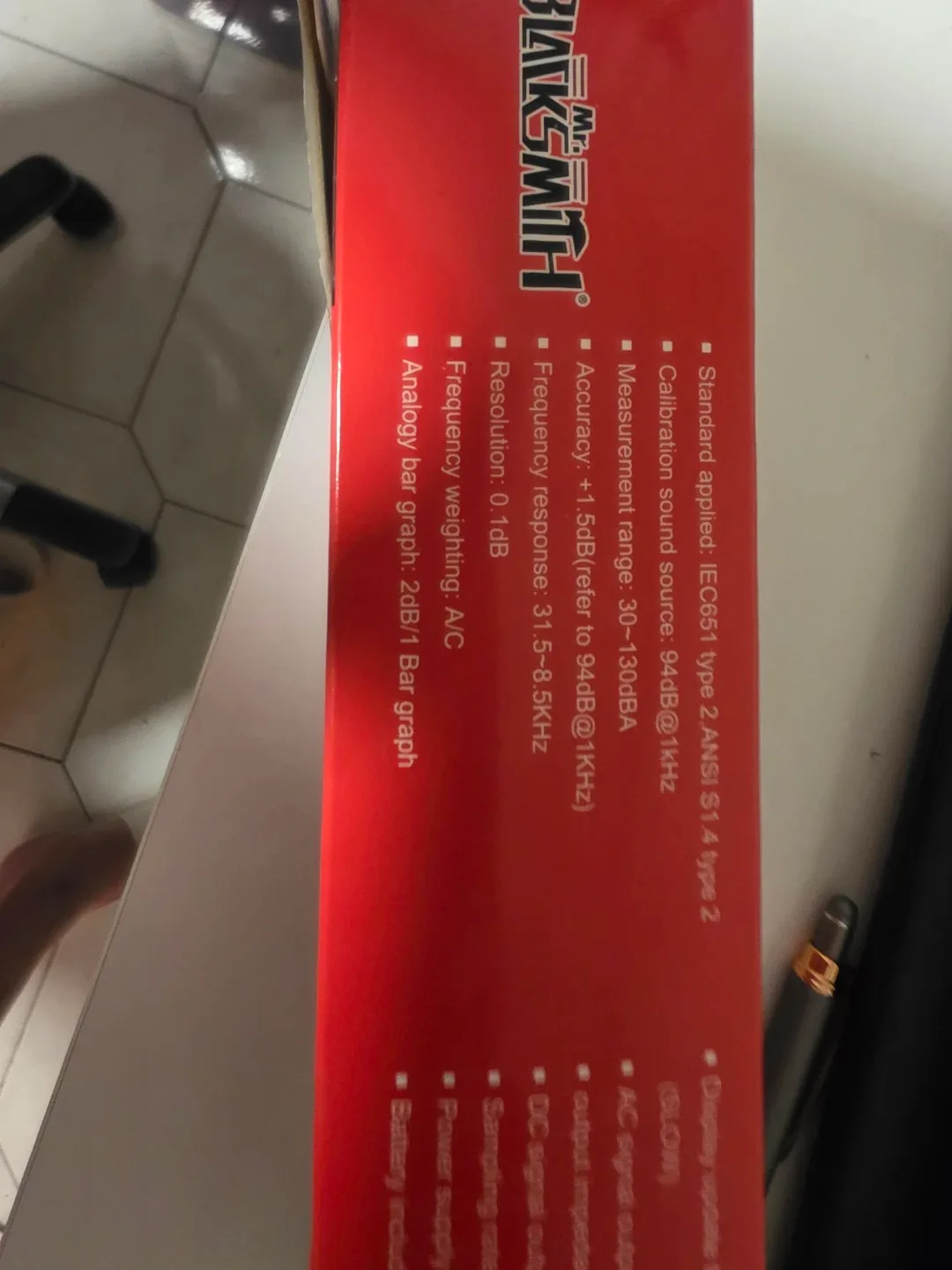 Mr. Blacksmith Sound Level Meter image indicator(4)