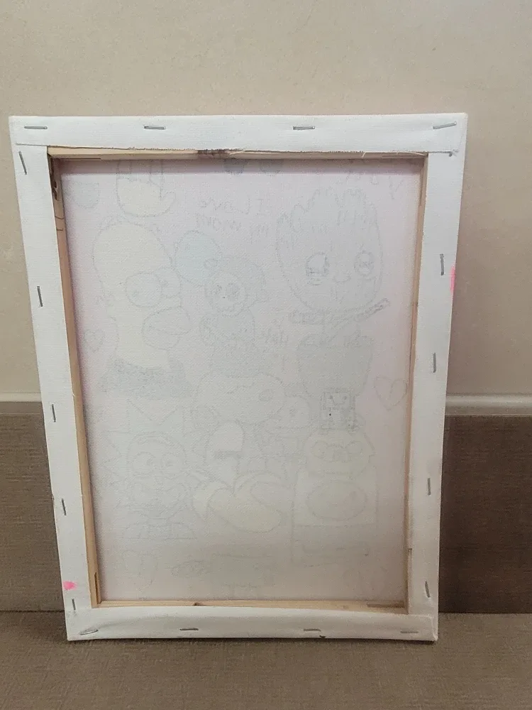 Handmade Cartoon Character Canvas Art🥕 thrifty pick image indicator(2)