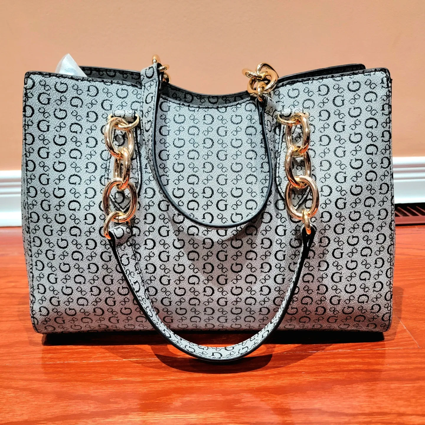 Guess Chiarra Logo Satchel Bag image indicator(2)