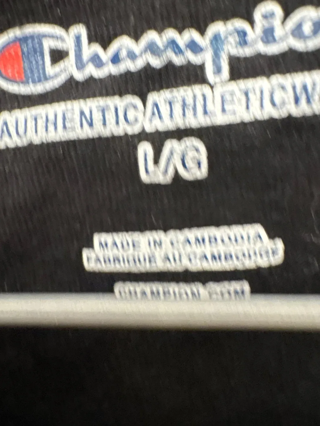 Champion Black Graphic T-Shirt - Size L image indicator(2)