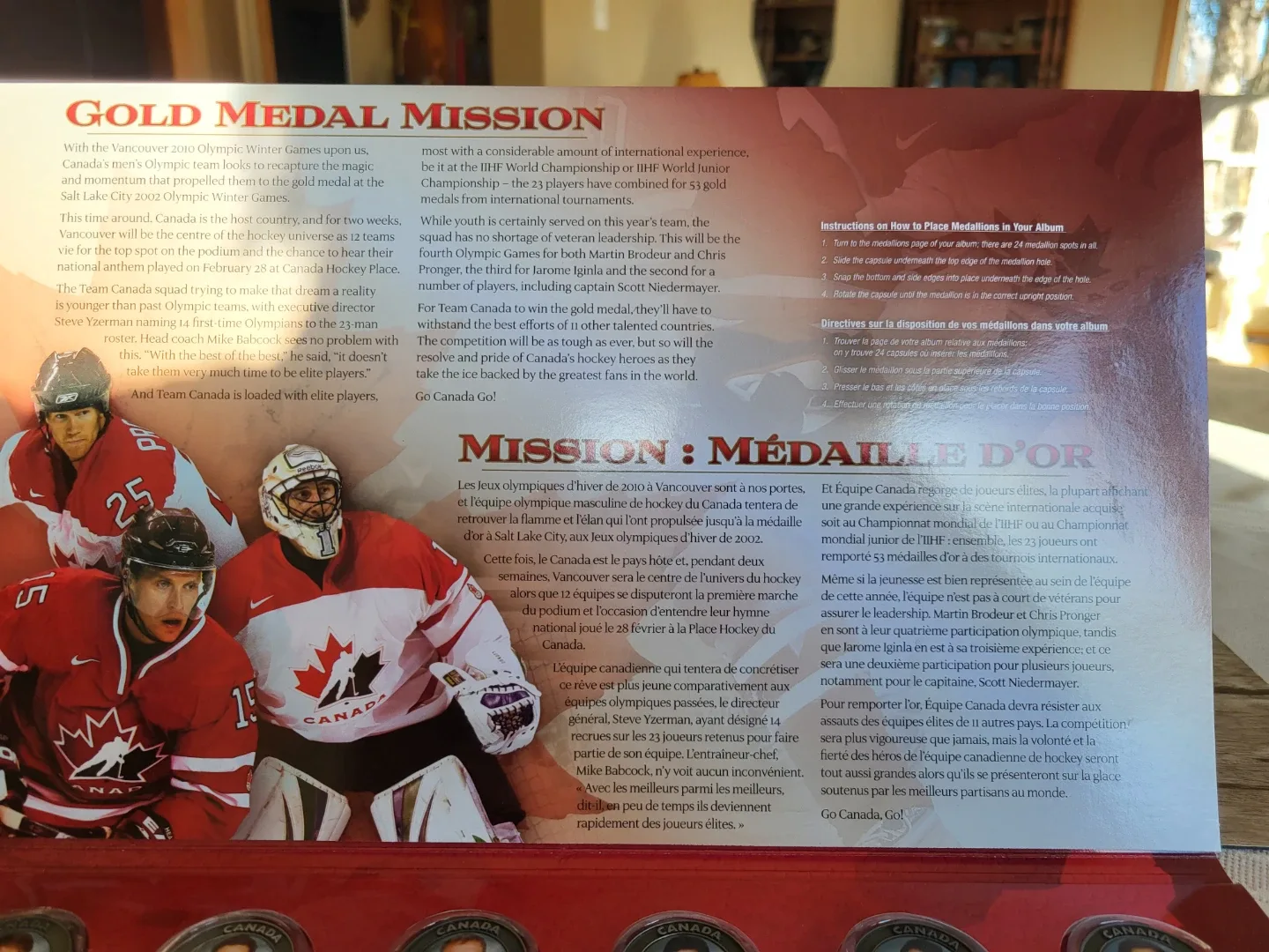 Team Canada Hockey Medallion Collection - Vancouver 2010 image indicator(3)