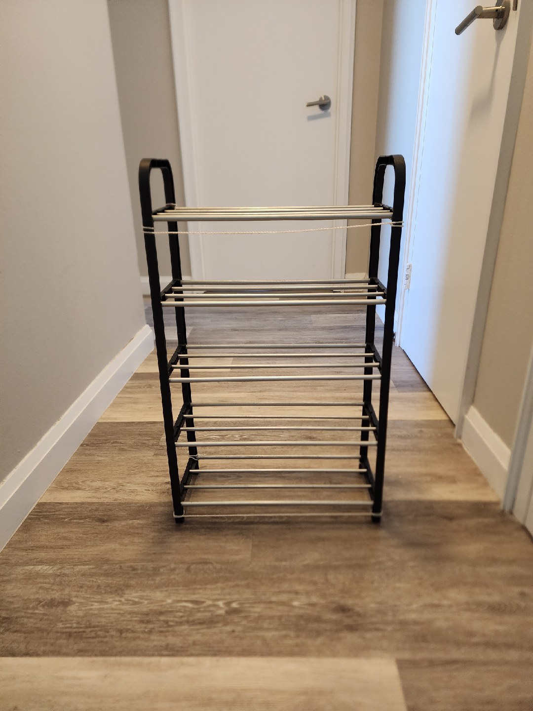 Black Shoe Rack or closet organizer