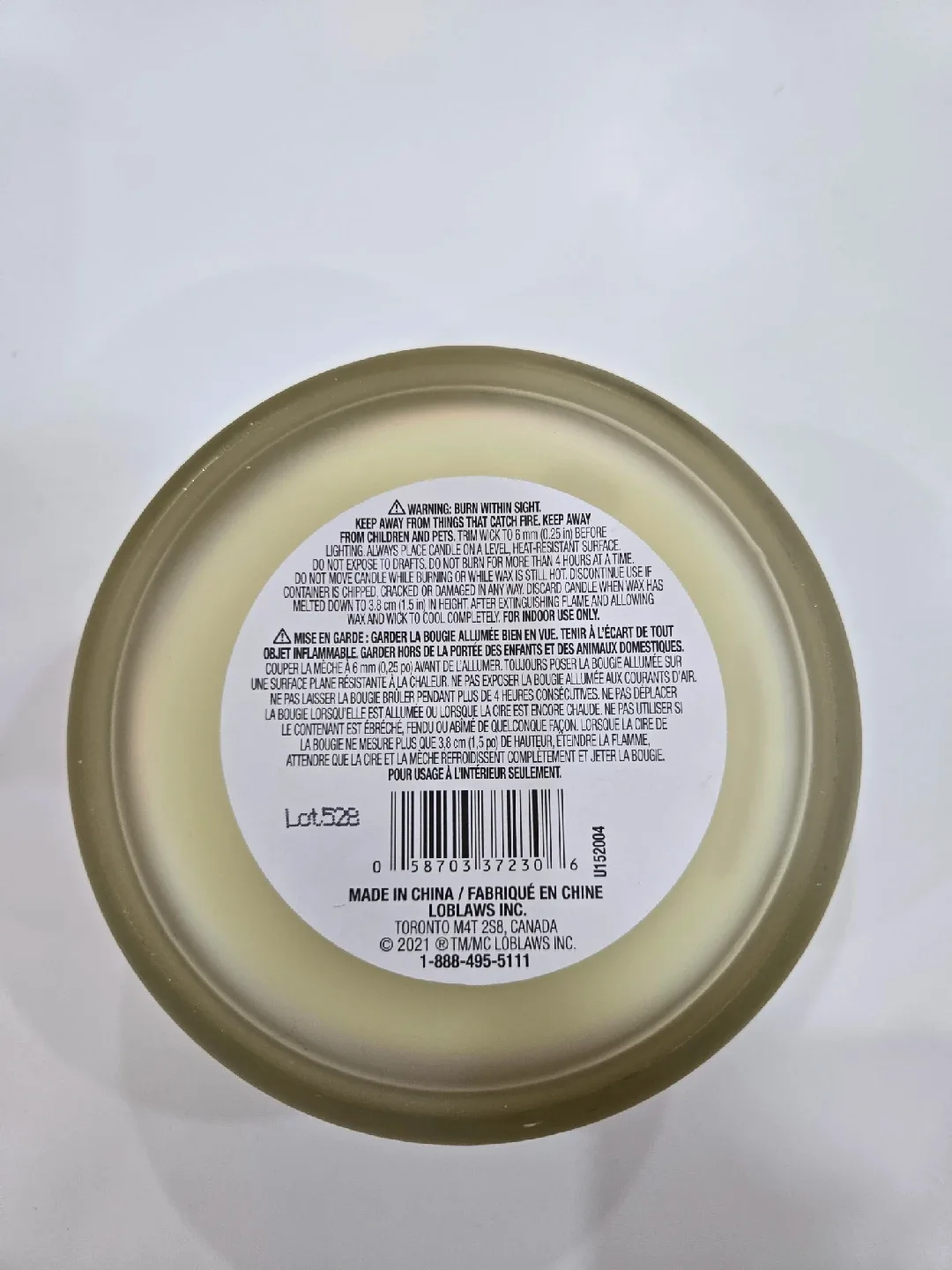 Life at Home Tonka & White Woods Scented Candle image indicator(3)