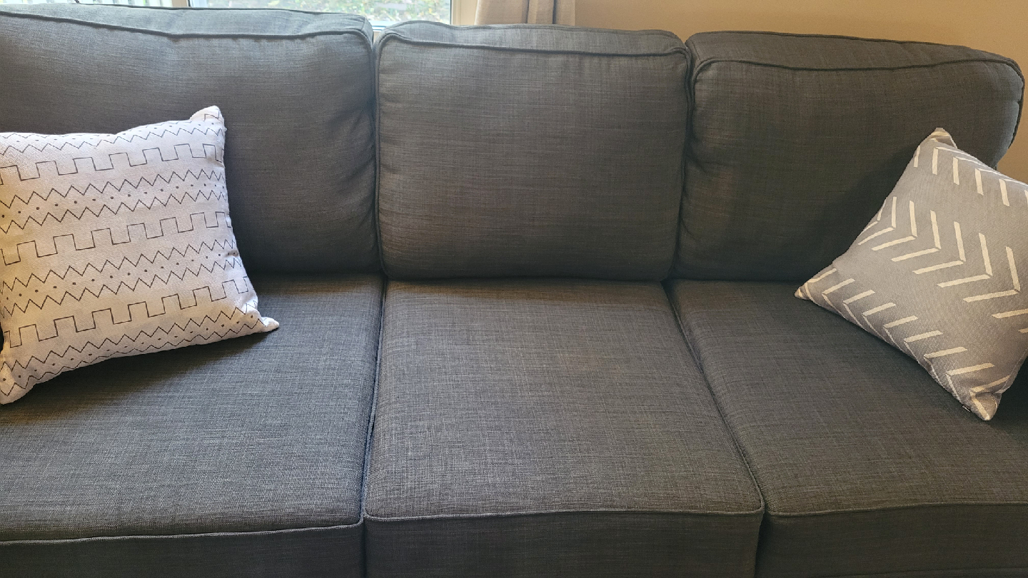 Grey Three-Seater Sofa- The Brick - photo 3