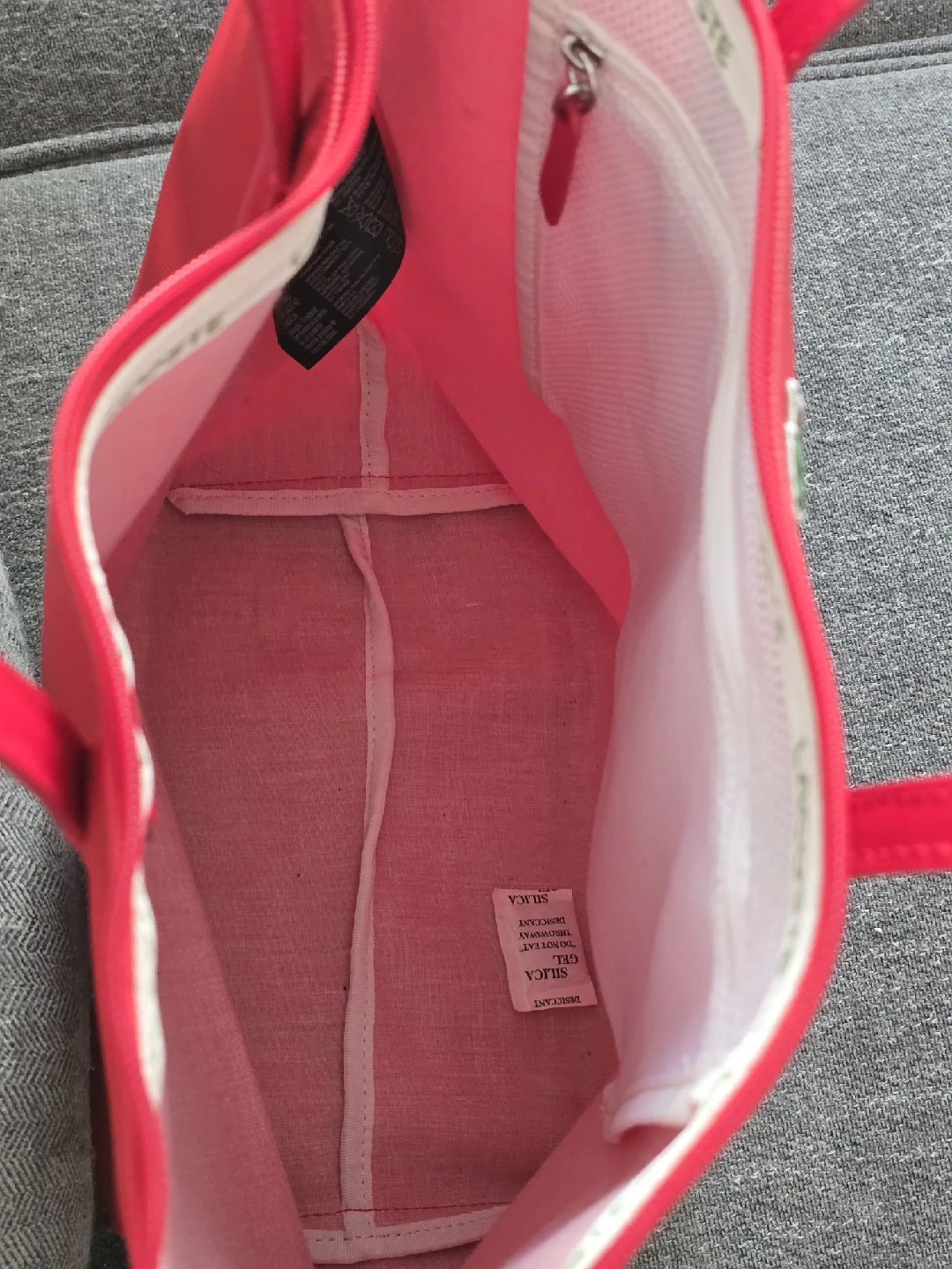 Lacoste Red Tote Bag - photo 3