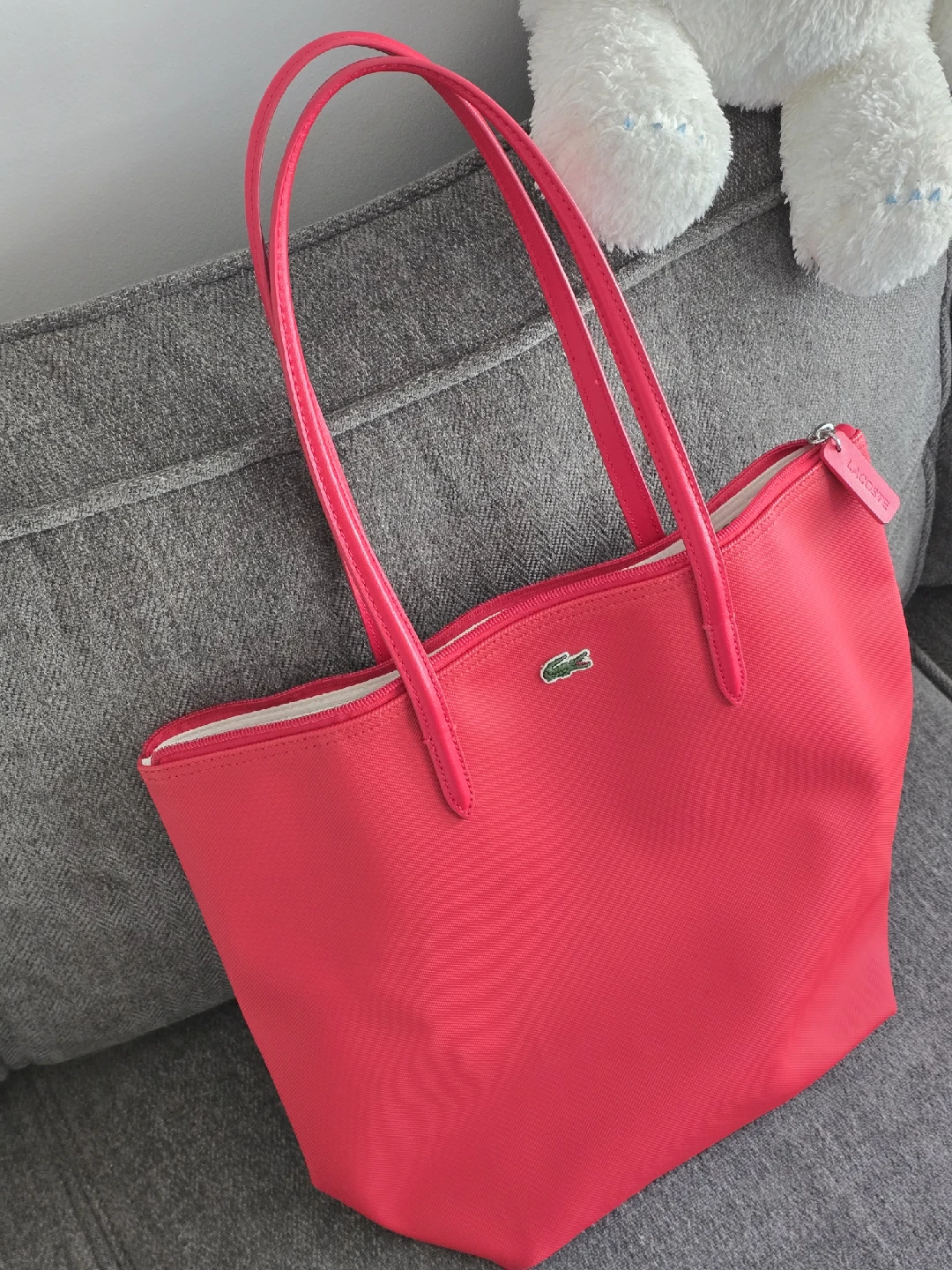 Lacoste Red Tote Bag - photo 4