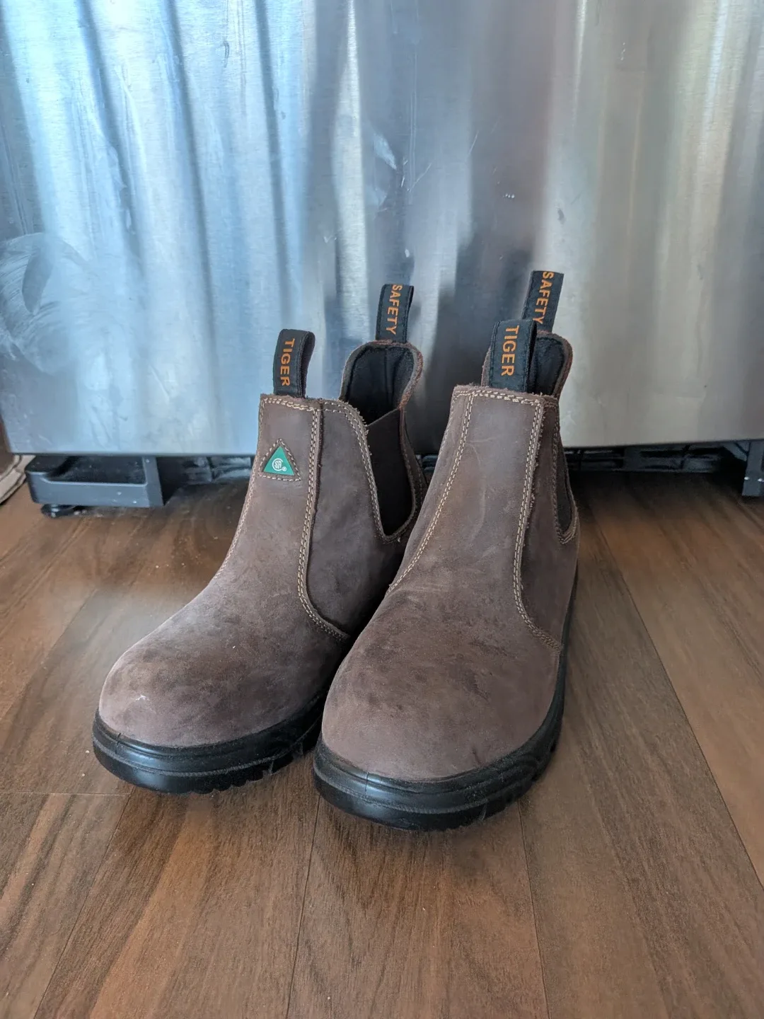 Tiger Safety Brown Work Boots - Size 8 image indicator(4)