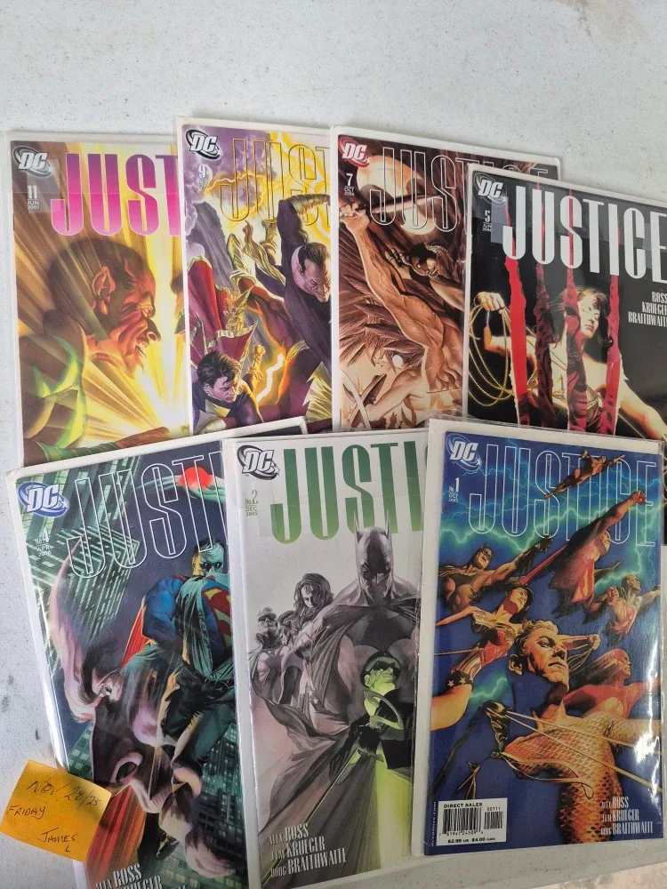 DC Justice Comic Book Set