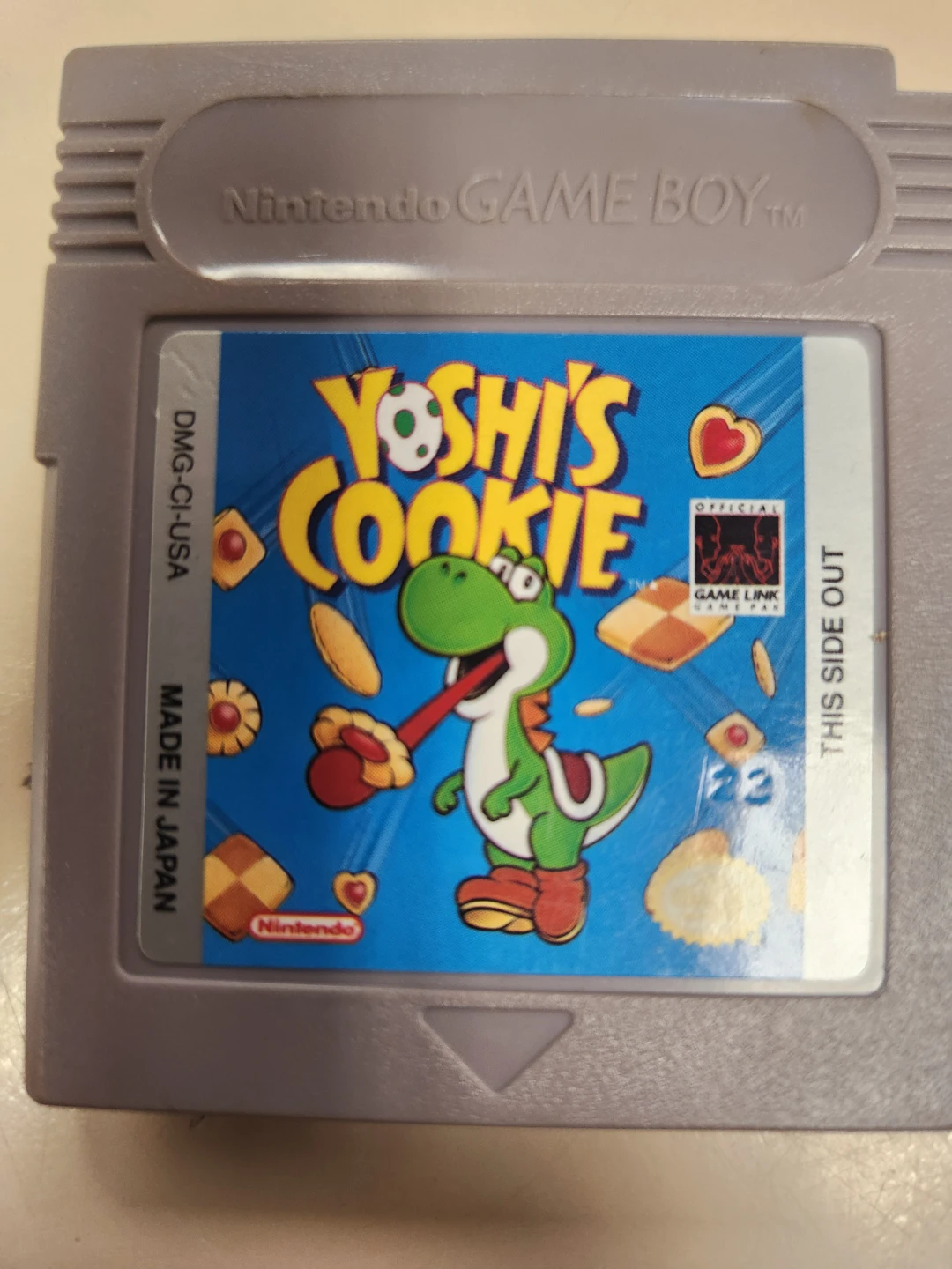 Yoshi's Cookie Game Boy Game