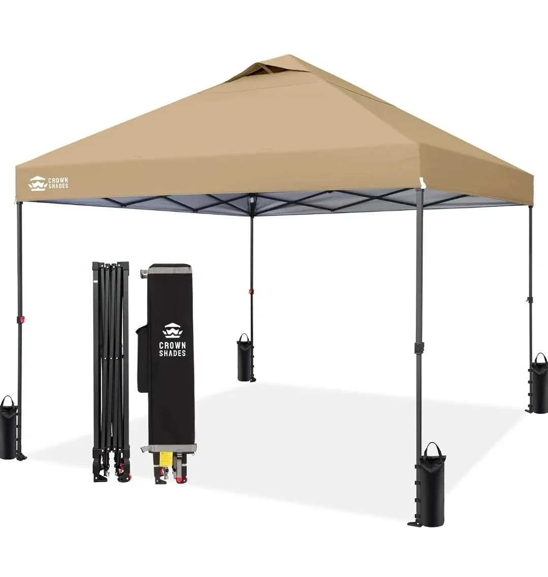 Pop-Up Canopy Tent 10ft x 10ft with 4 side walls.