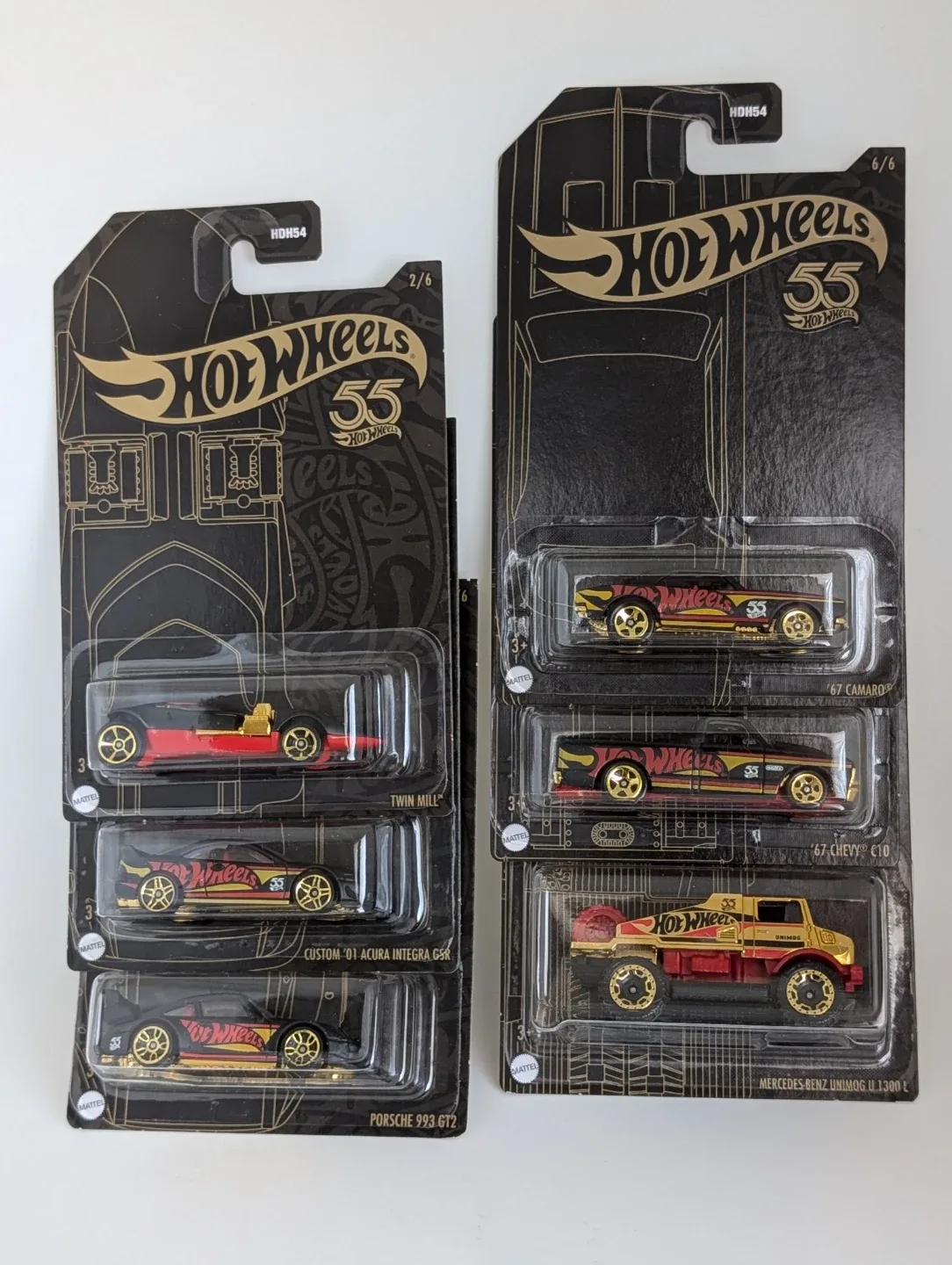 Hot Wheels 55th Anniversary Collection with chase image indicator(2)