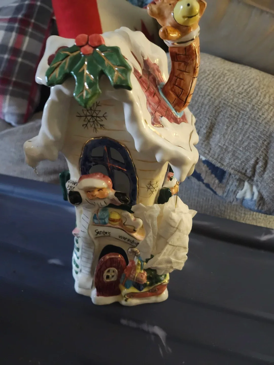 Ceramic Christmas Village House image indicator(2)