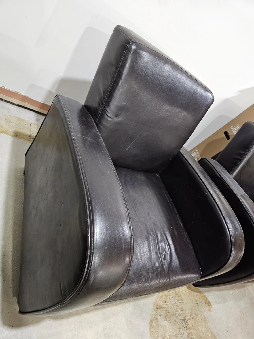 Leather Armchair - Brown