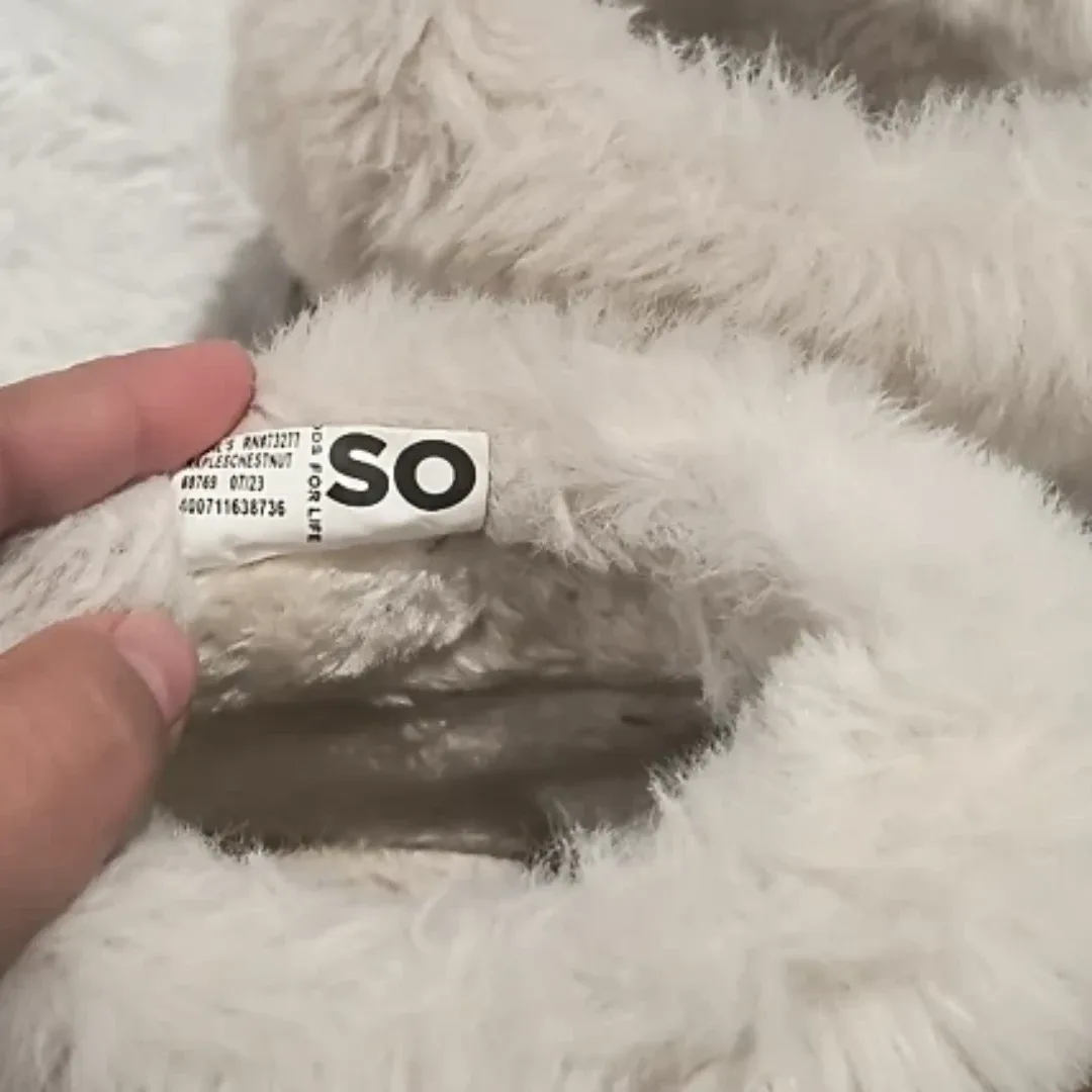 SO Girls' Chestnut Faux Fur Boots - Size 4 image indicator(3)