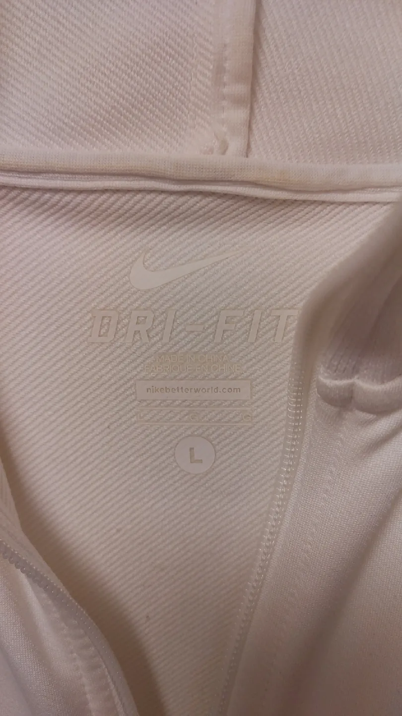 Men's Nike Track Jacket - White size Large image indicator(8)