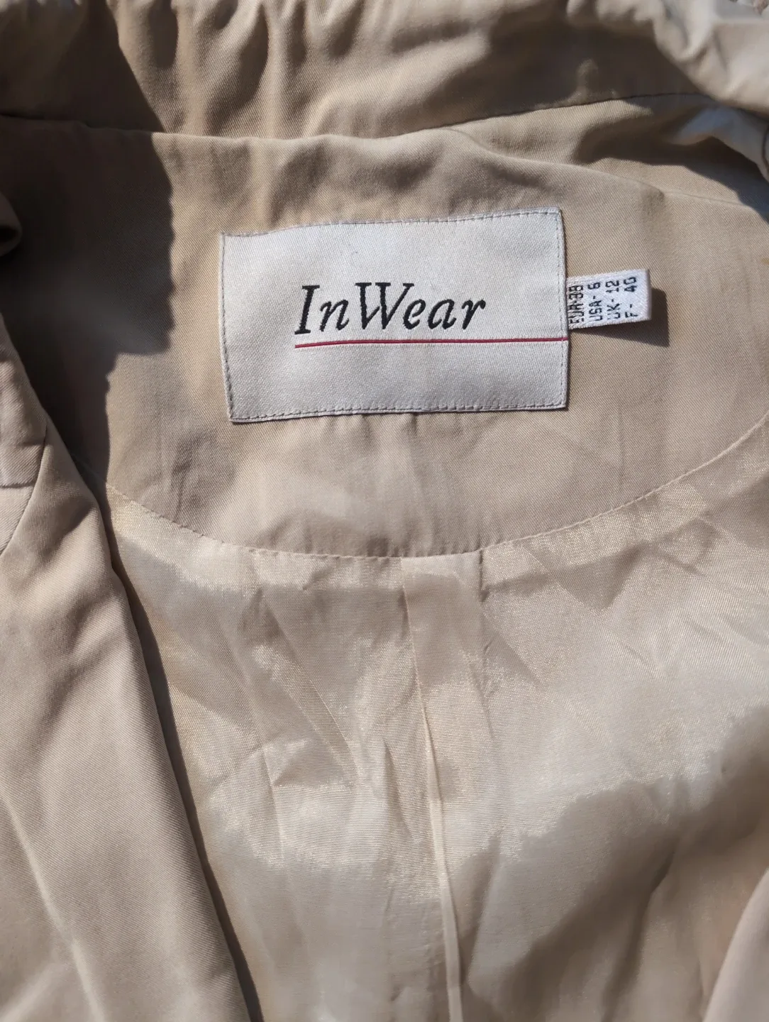 InWear Beige Blazer - Size 6 image indicator(2)