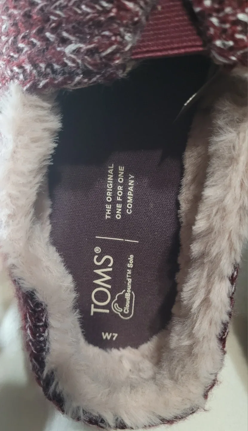 TOMS Alpargata Sweater Knit Slippers - Women's Size 7 image indicator(4)