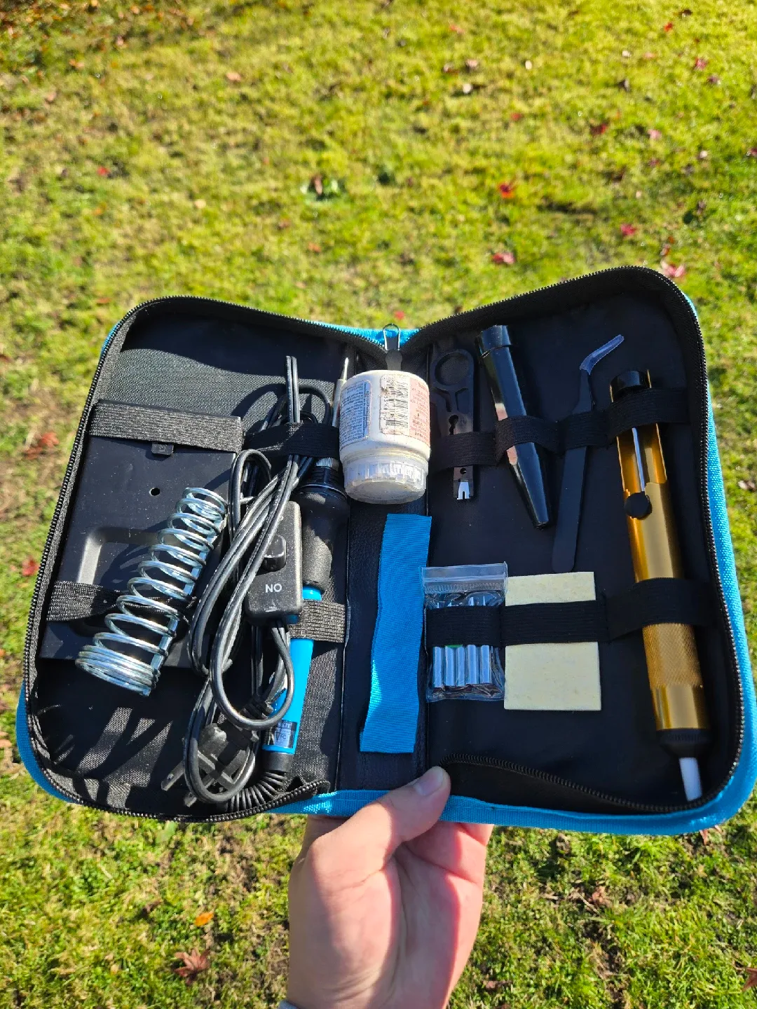 HANDSKIT Soldering Iron Kit with Case image indicator(2)