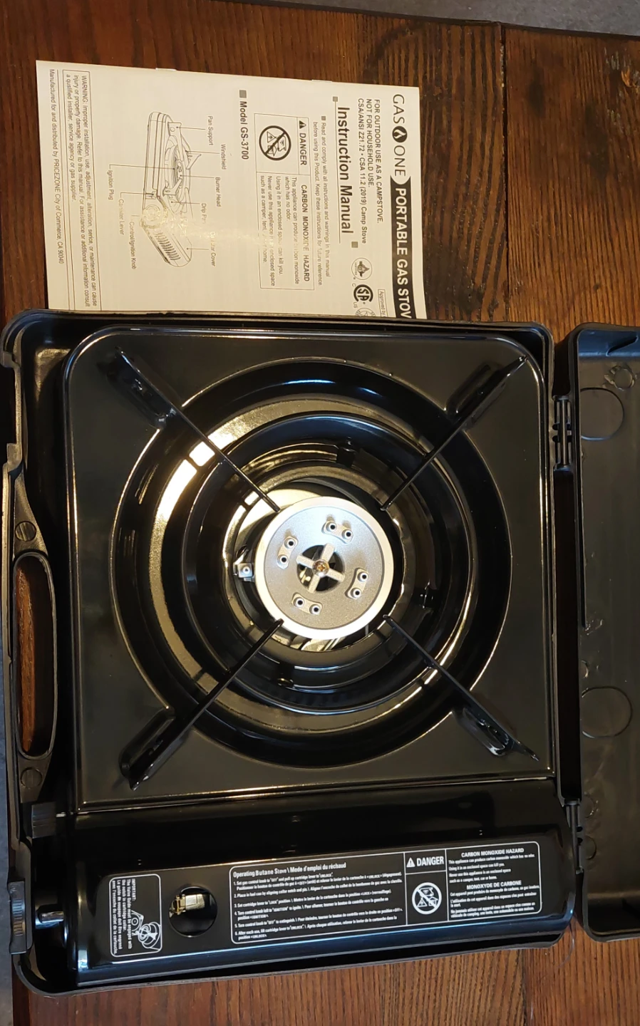 GAS ONE Portable Gas Stove GS-3700 - photo 4