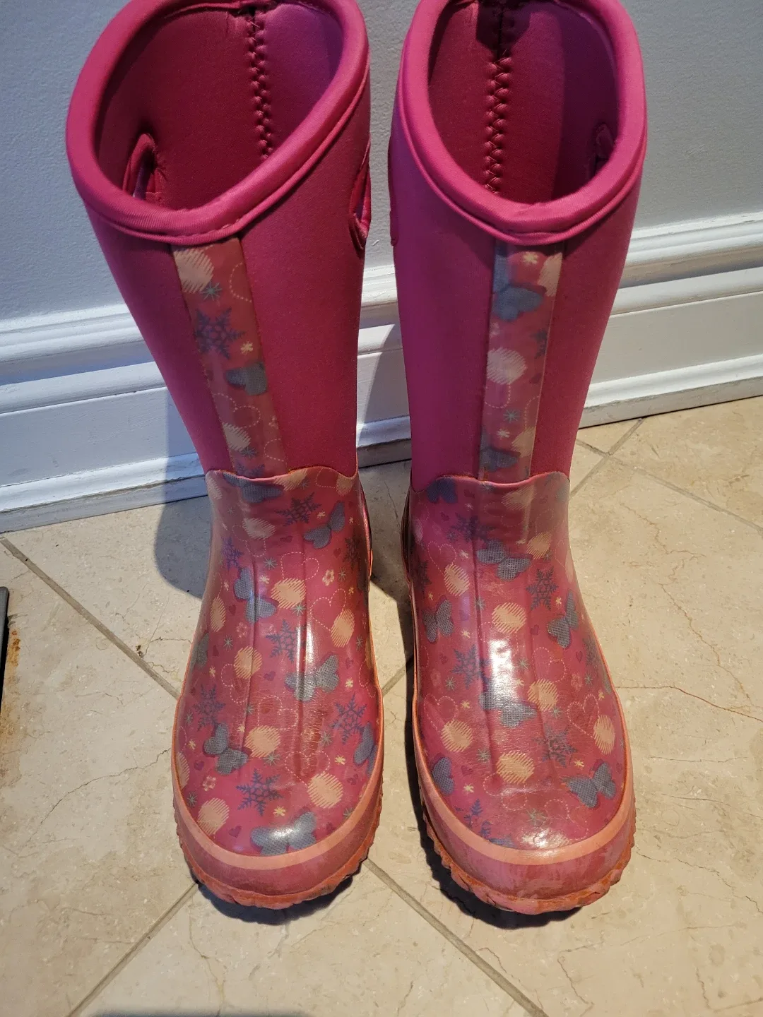 Storm by Cougar Snowbound Kids Waterproof Boots Girl’s Size 4 image indicator(3)