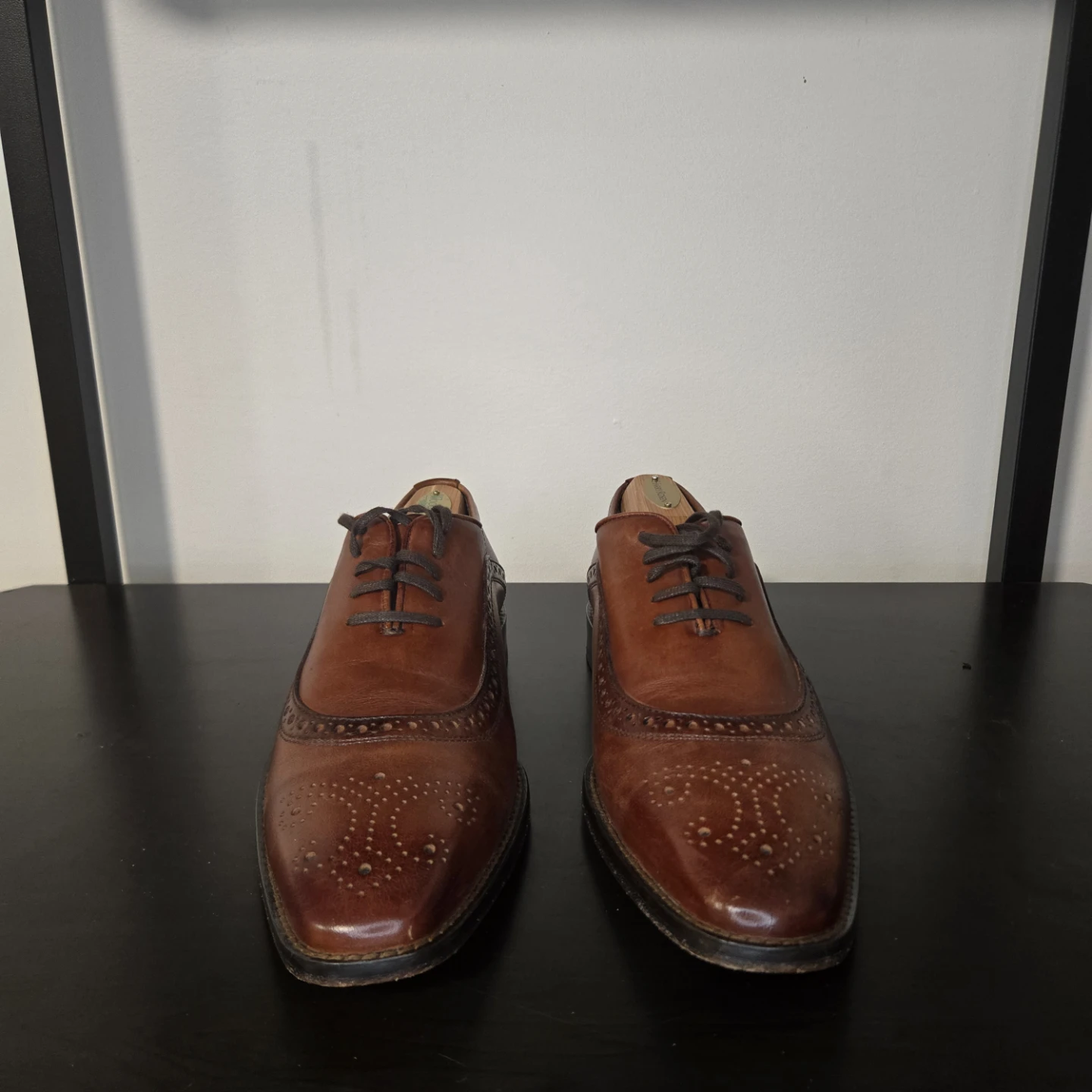 Just-A-Men-Shoe Oxford Dress Shoes – Chili Brown – Goodyear Welt - photo 3
