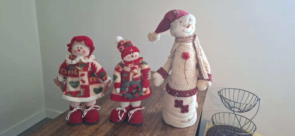 Christmas Plush Dolls - Set of 3