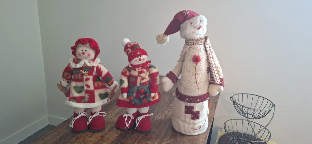 Christmas Plush Dolls - Set of 3