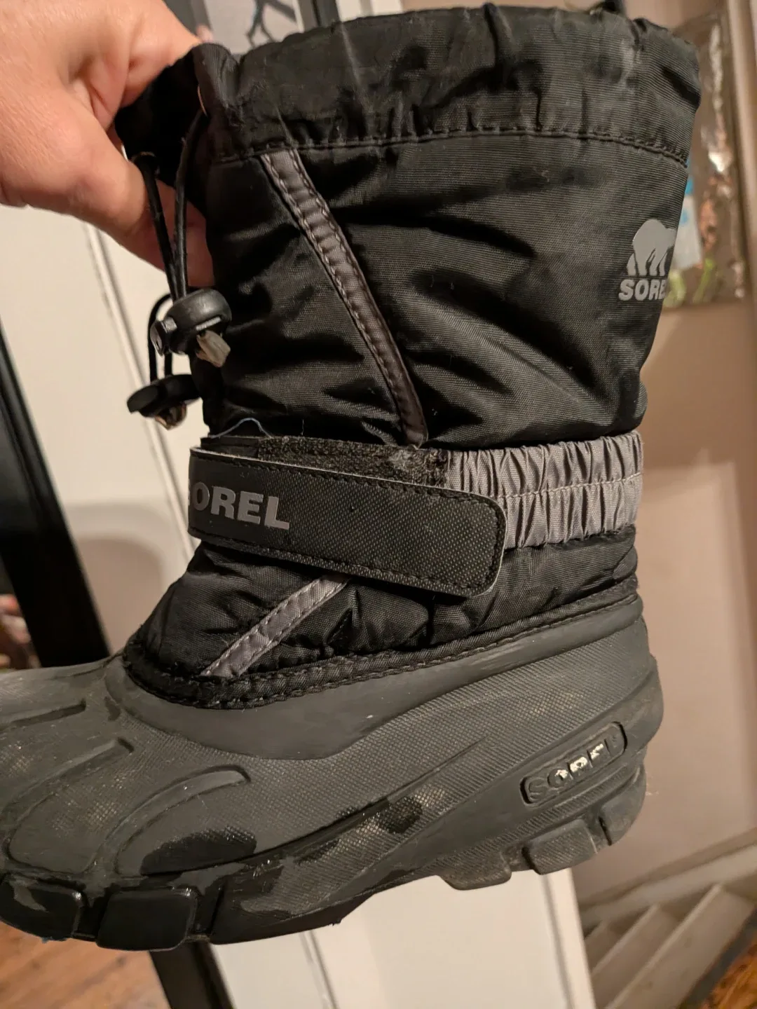 Sorel Black Winter Boots toddler size 13 image indicator(3)