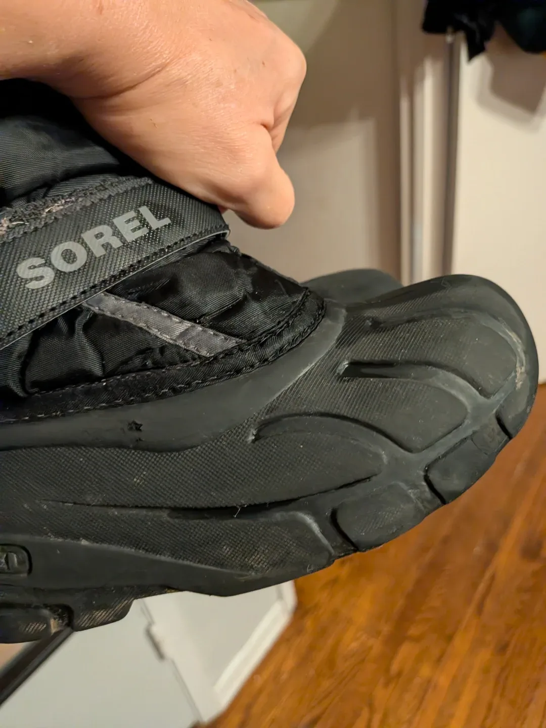 Sorel Black Winter Boots toddler size 13 image indicator(7)