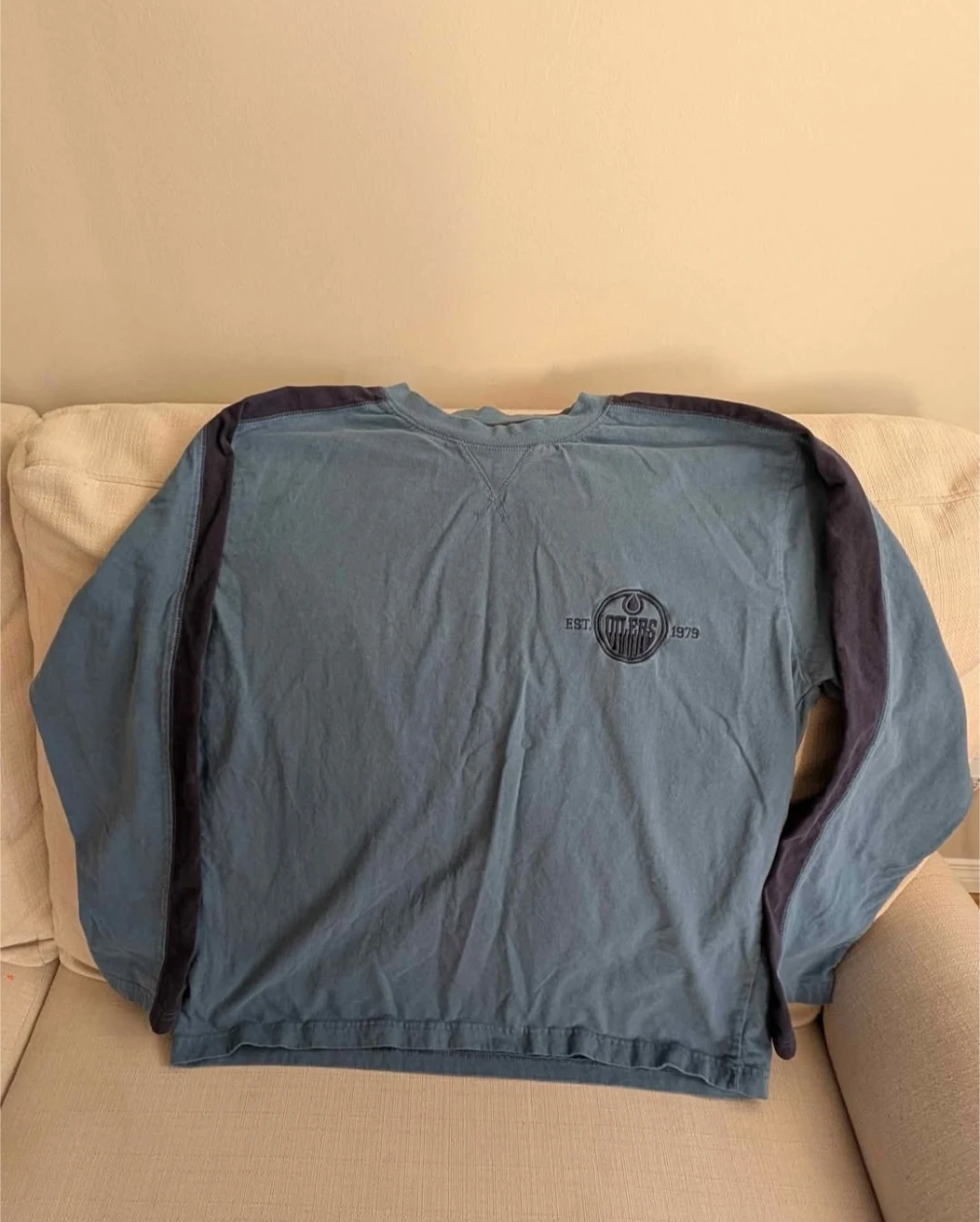 Edmonton Oilers Long Sleeve Shirt - Size L