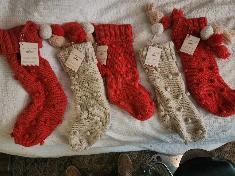 Jillian Harris CANVAS Pom Pom Stocking image indicator(2)
