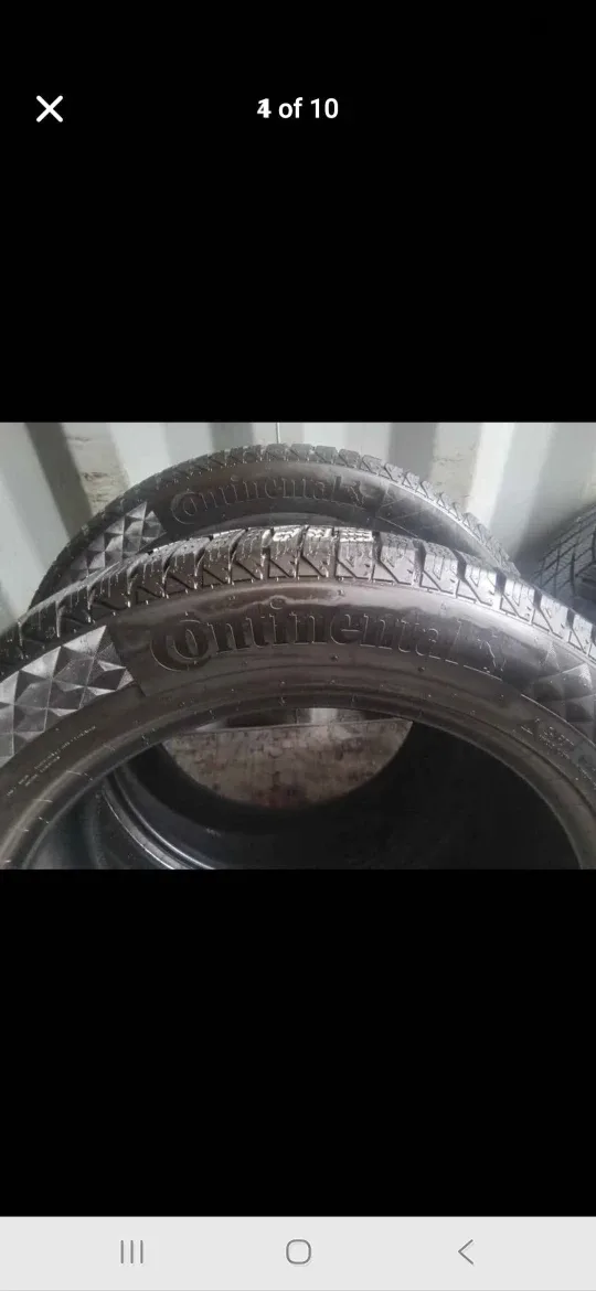 Set of 4 CONTINENTAL Winter Tires 235/55R19 – Like New