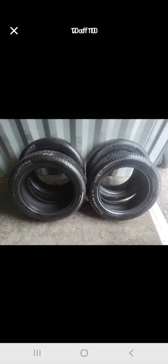Set of 4 CONTINENTAL Winter Tires 235/55R19 – Like New image indicator(10)
