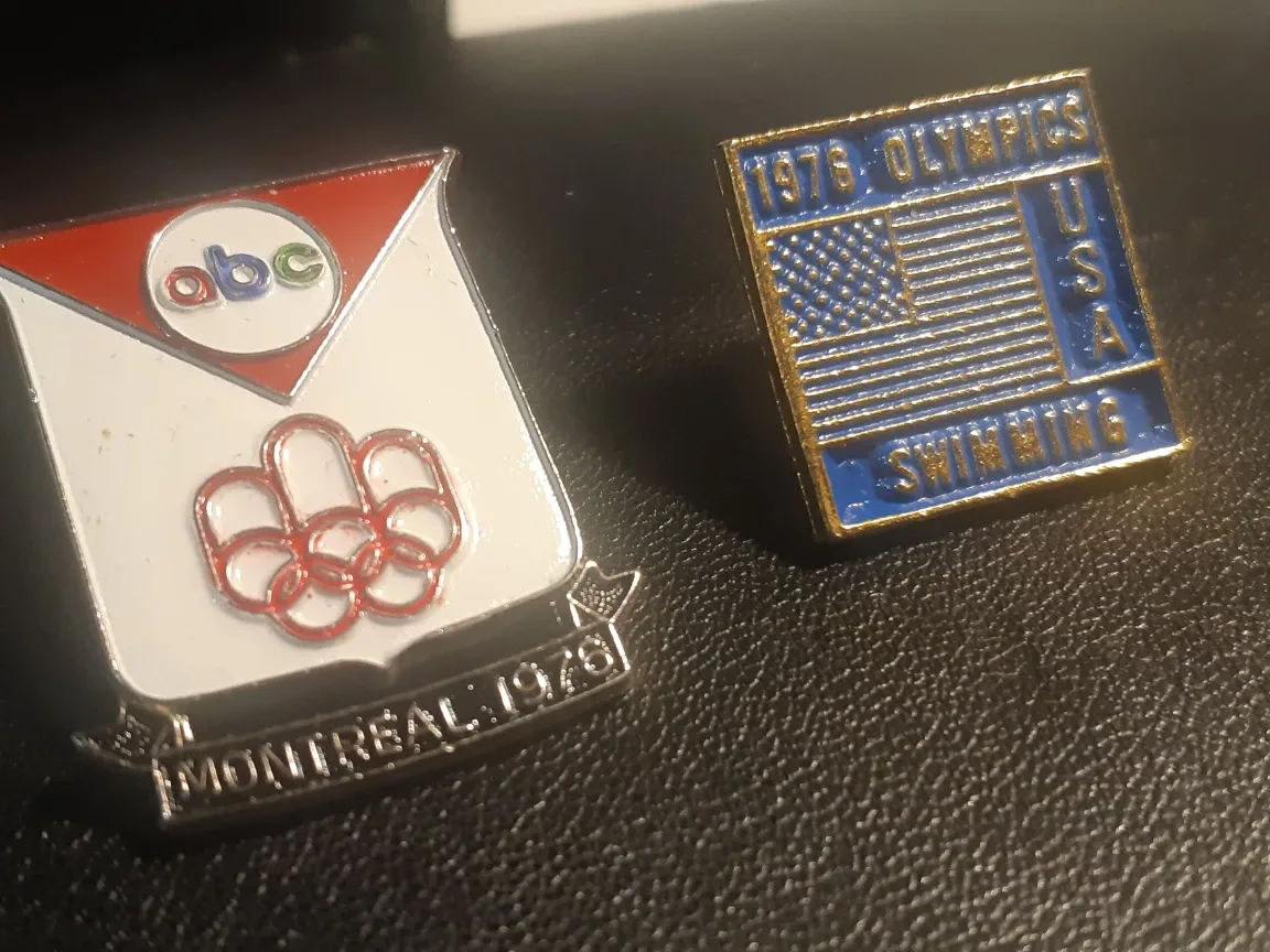 1976 Olympics Swimming & ABC Montreal Pin Set image indicator(3)