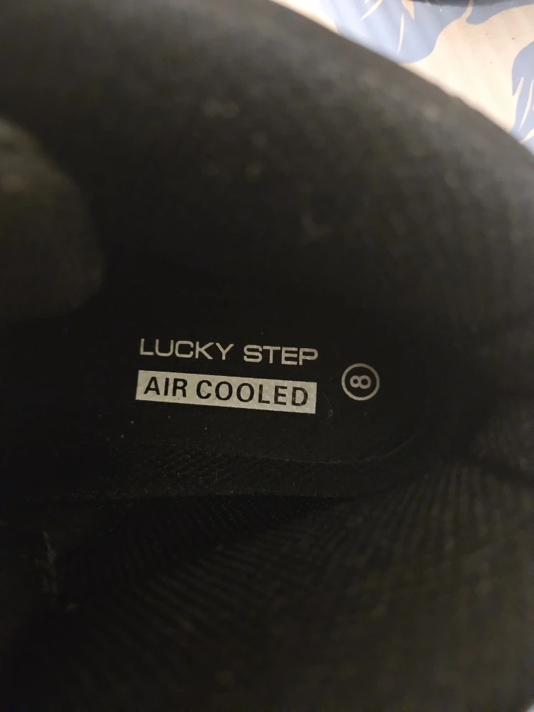 Lucky Step Black High-Top Sneakers - Size 8 - photo 3