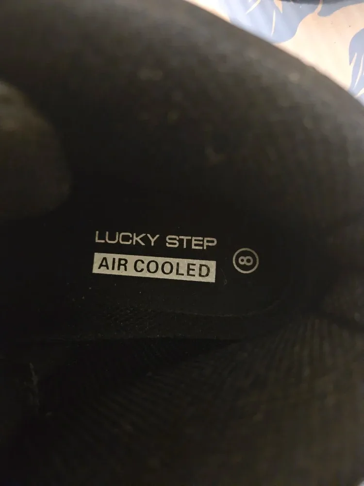 Lucky Step Black High-Top Sneakers - Size 8 image indicator(3)