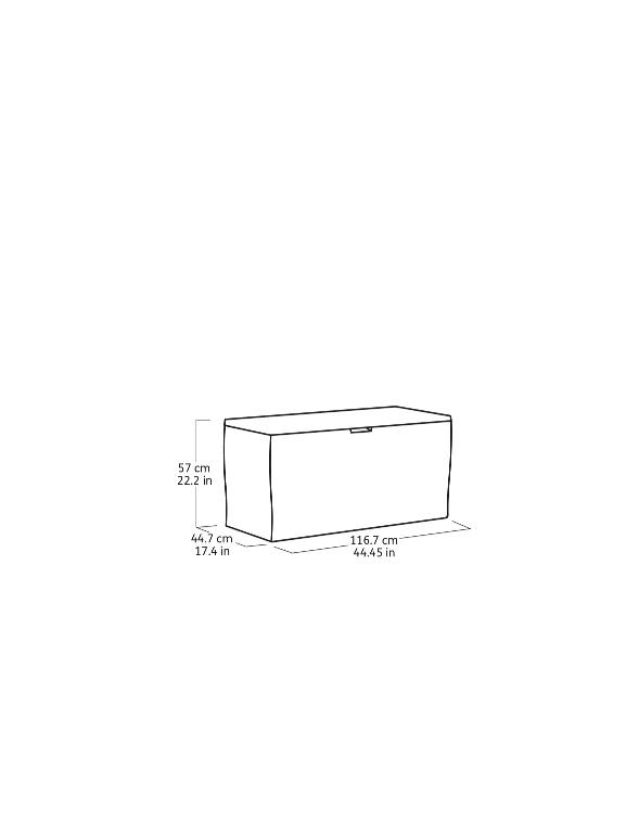 Outdoor Storage Deck Box ( New) - photo 3