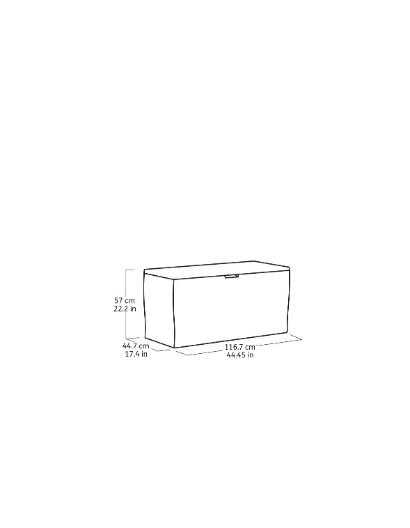 Outdoor Storage Deck Box ( New) image indicator(3)