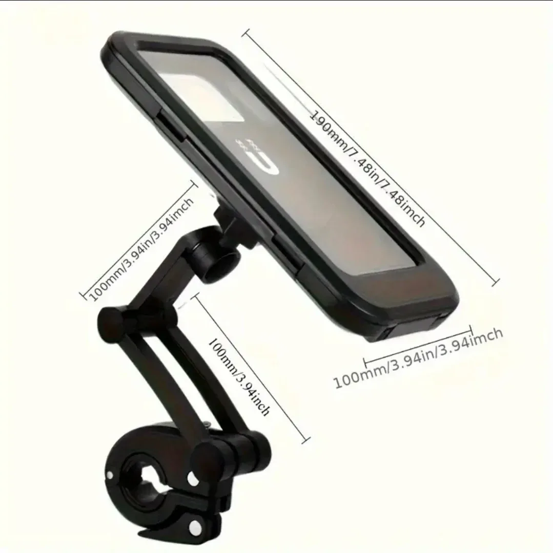 Phone Mount for ebike, escooter, Motorcycle Waterproof Rotatable image indicator(5)