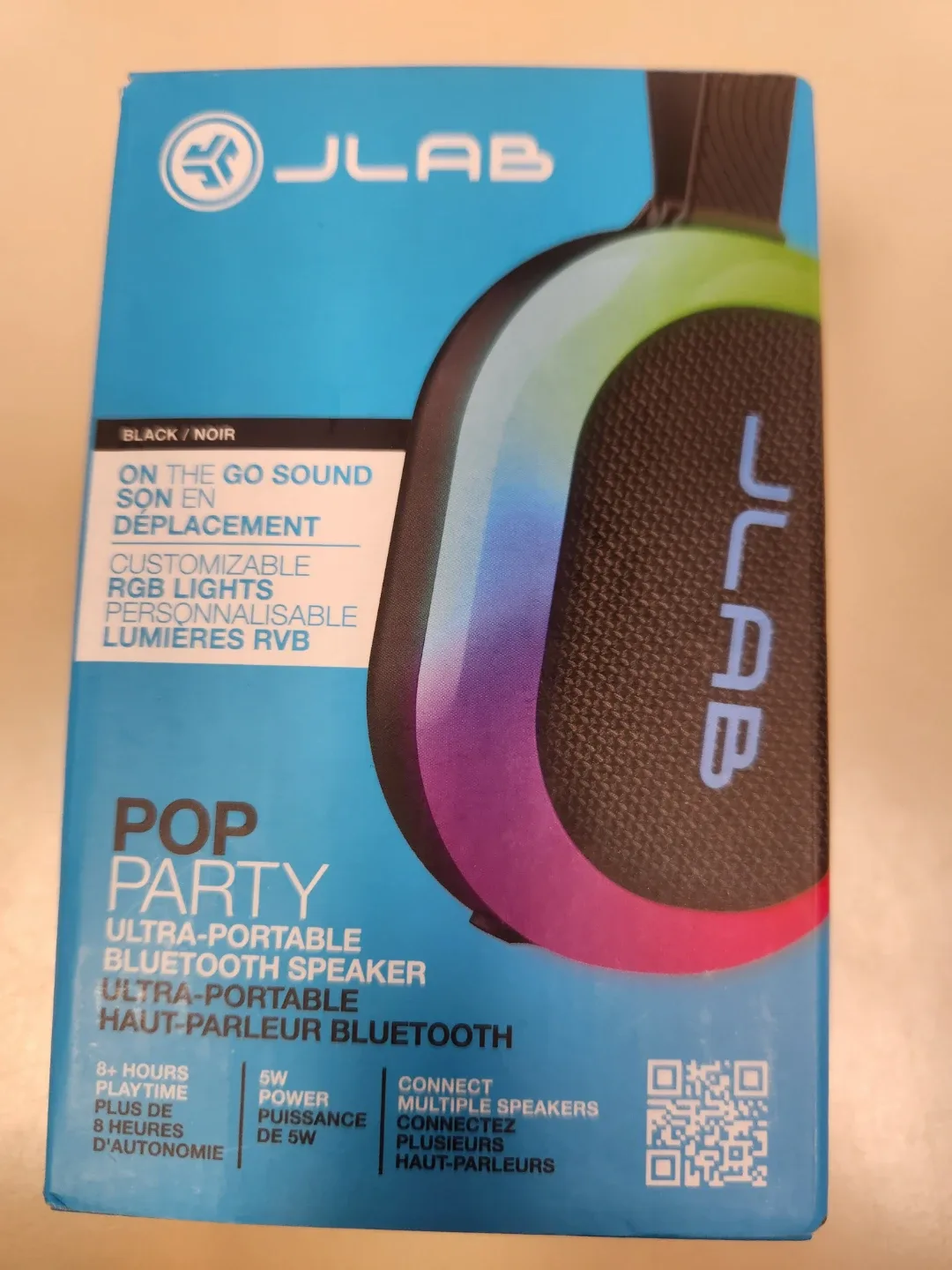 JLab Pop Party Ultra-Portable Bluetooth Speaker