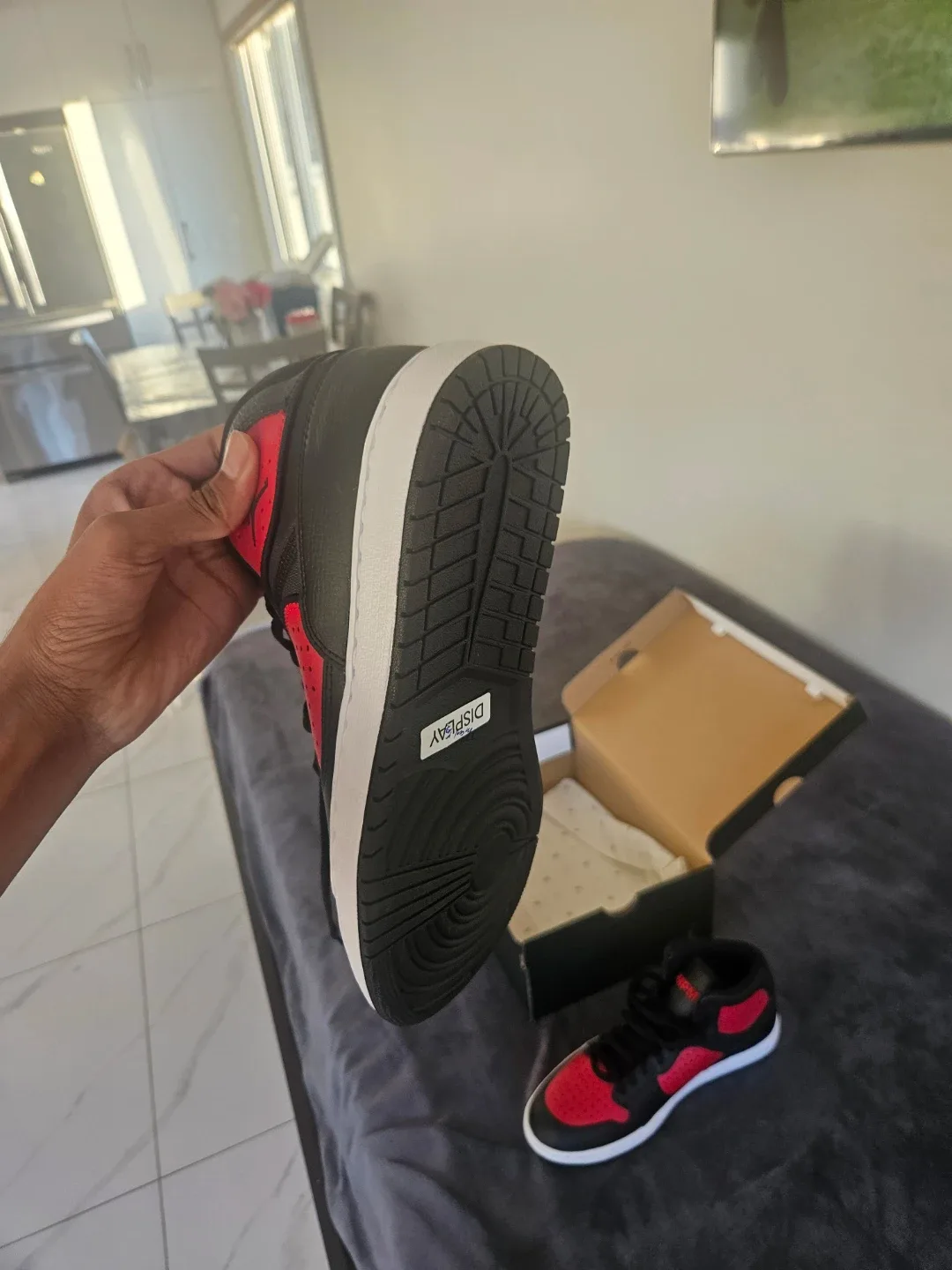 Jordan Access Black/Gym Red-White, Size 10 image indicator(6)