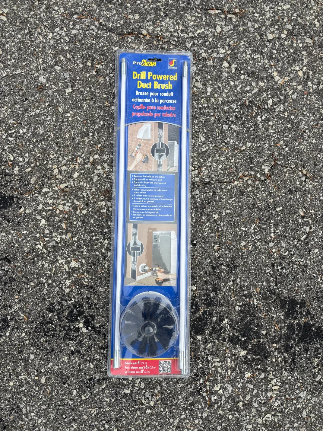 ProClean Drill Powered Duct Brush - NEW