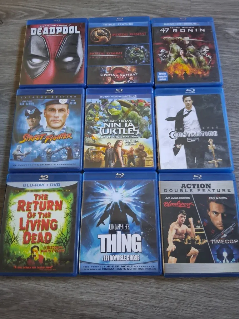 Horror/Action Movie Collection - DVDs & Blu-rays image indicator(8)